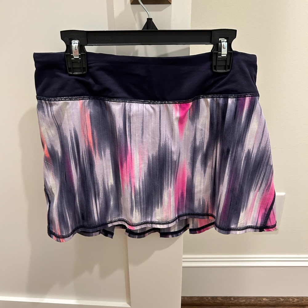 Lululemon - navy multicolor skirt